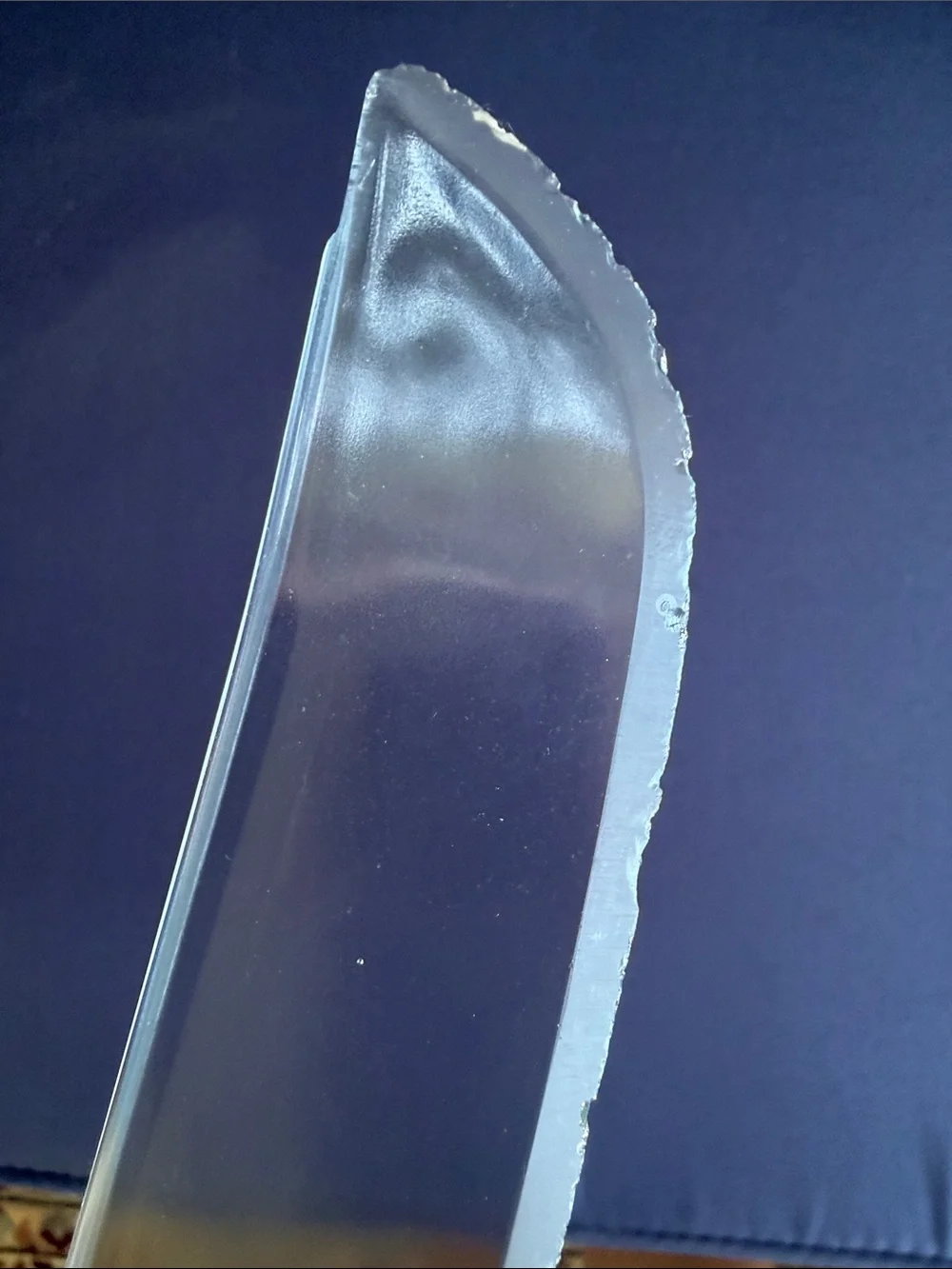 VTG Depression Era Pressed Glass Tomato Knife